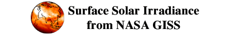 Surface Solar Irradiance CIDC Data on FTP